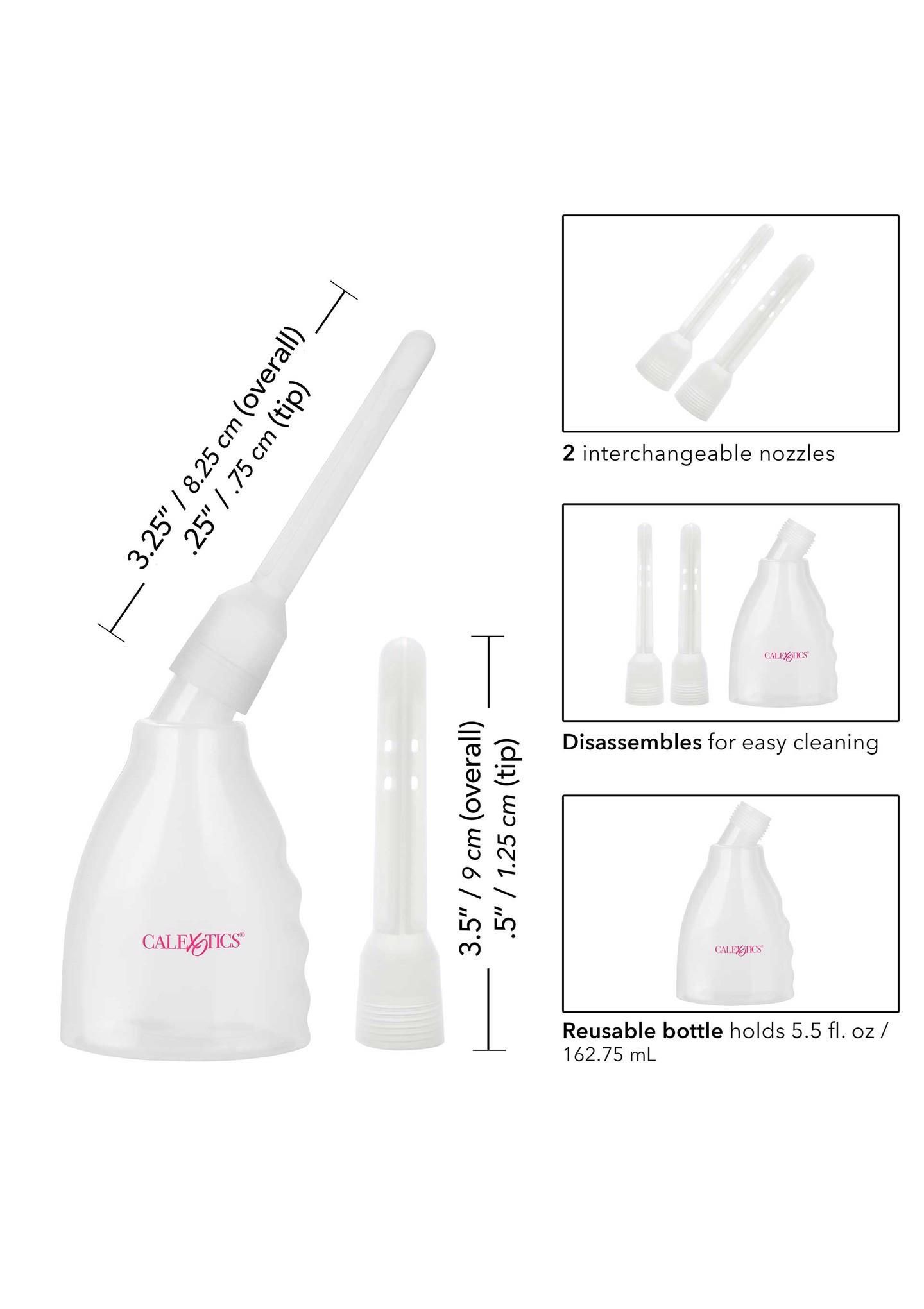 Анальный душ California Exotic Novelties Ultimate Douche, 162 мл (белый)