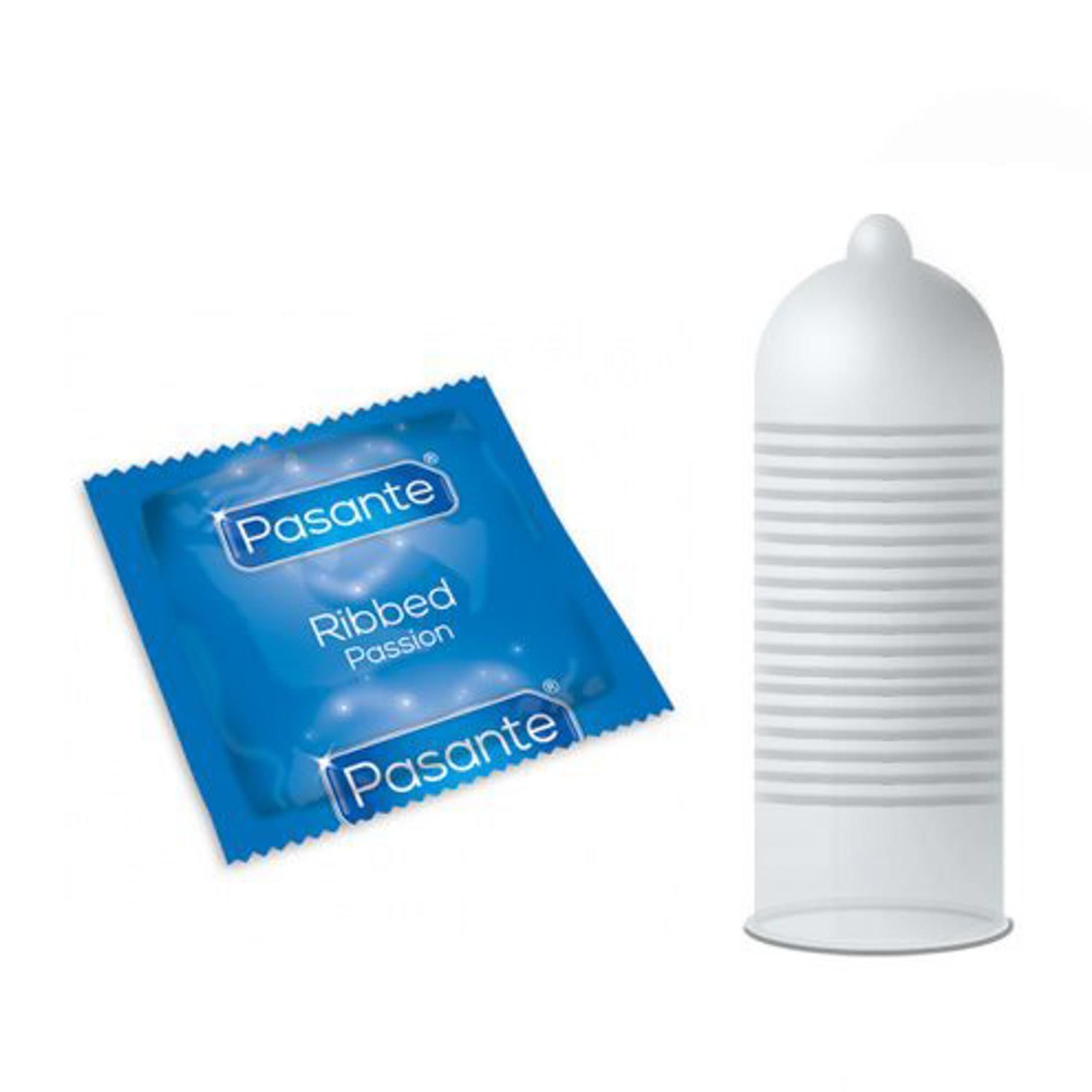 Презервативы Pasante Ribbed Passion, 3 шт