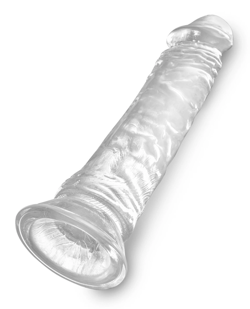 Dildo Pipedream King Cock 8 Inch, 21,6 cm (przezroczysty)