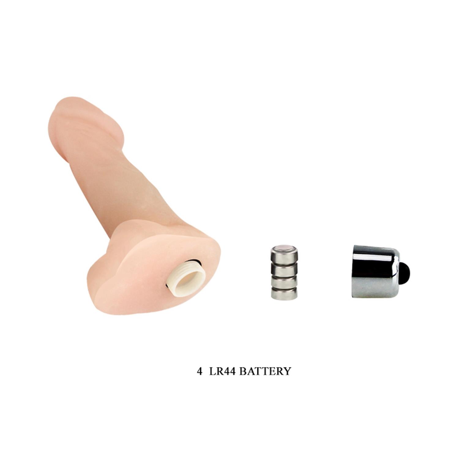 Вибратор Slick Pleasure Love Clone, 12 см (телесный)