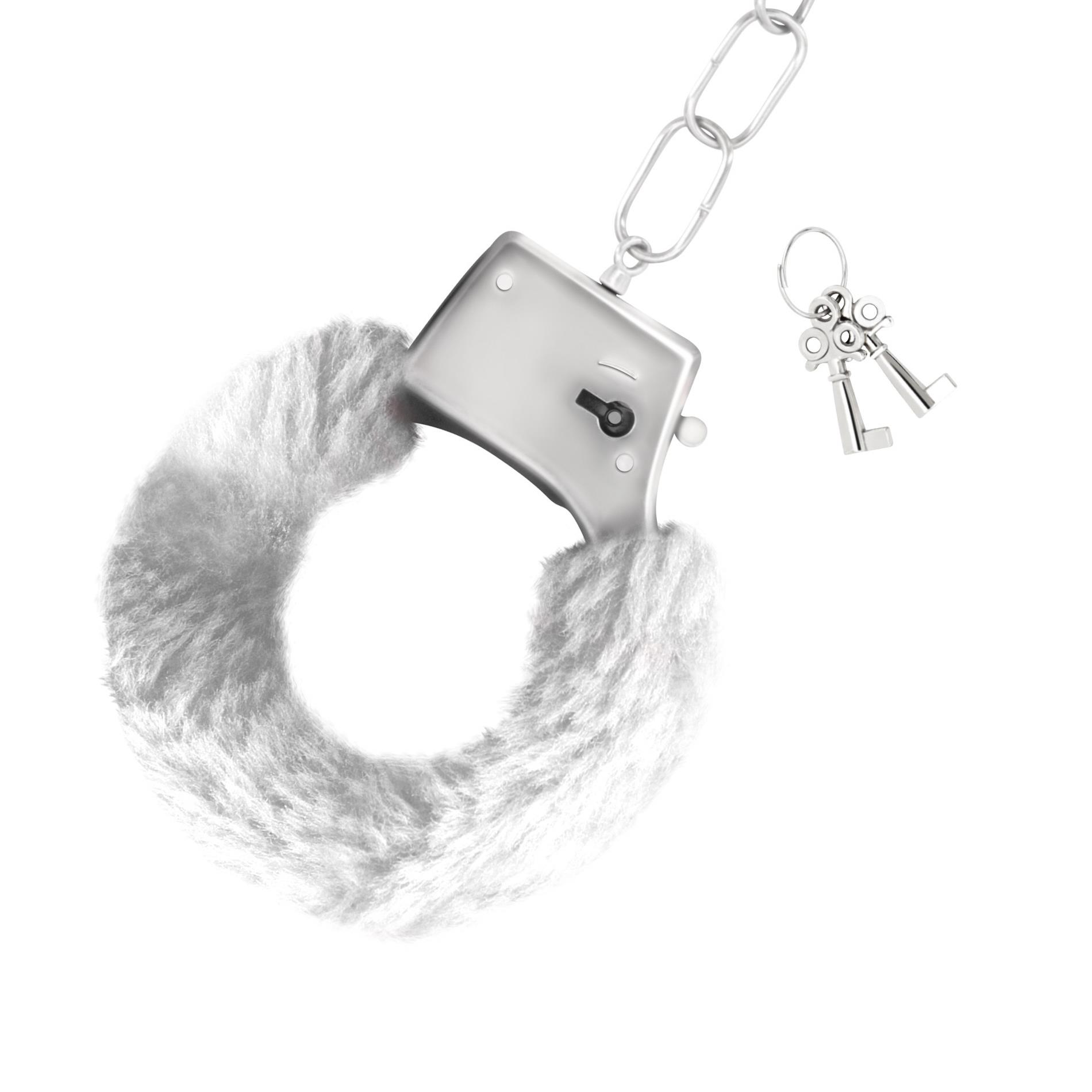 Наручники Crushious Love Cuffs Furry (белый)