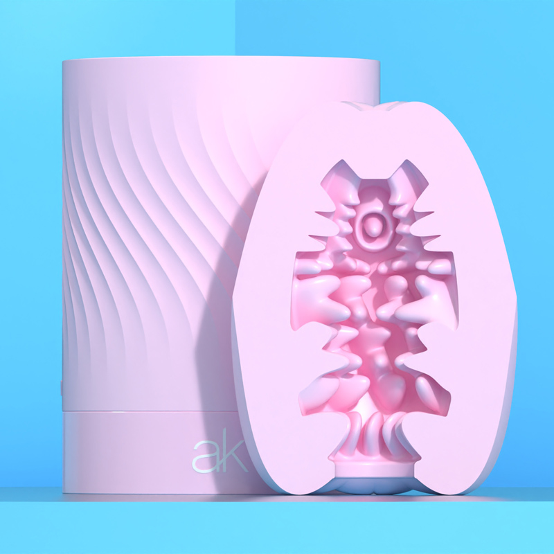 Мастурбатор After Kiss Cherry Blossom Masturbation Egg - Brush (рожевий)