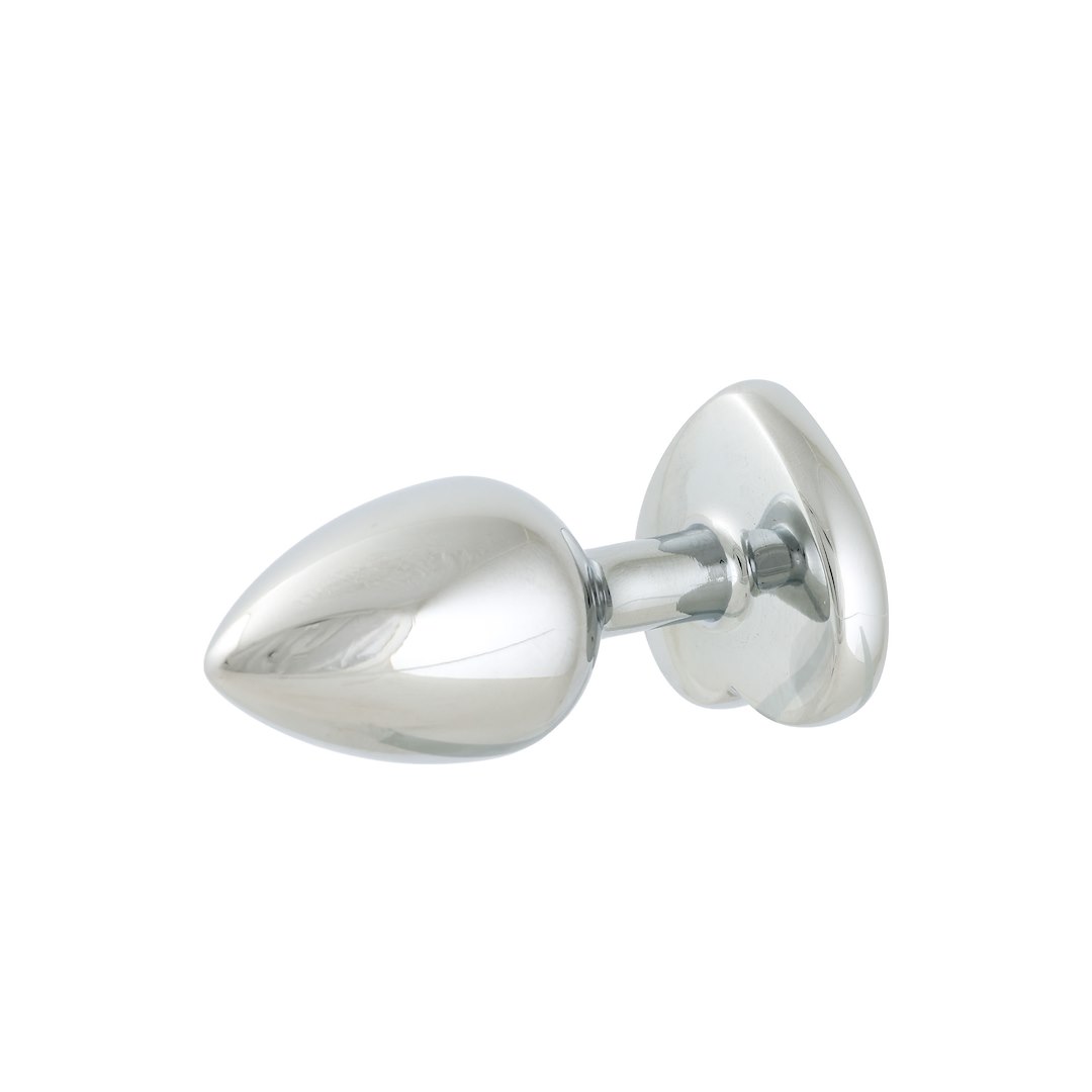 Korek Analny z kryształem Simply Pleasure S, 7 cm (czerwony)