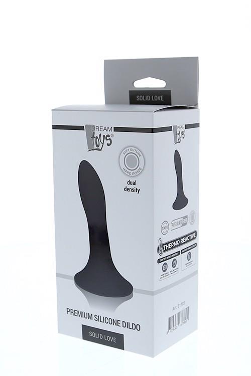 Фаллоимитатор Solid Love Premium Silicone Dildo 5 Inch, 13 см (черный)