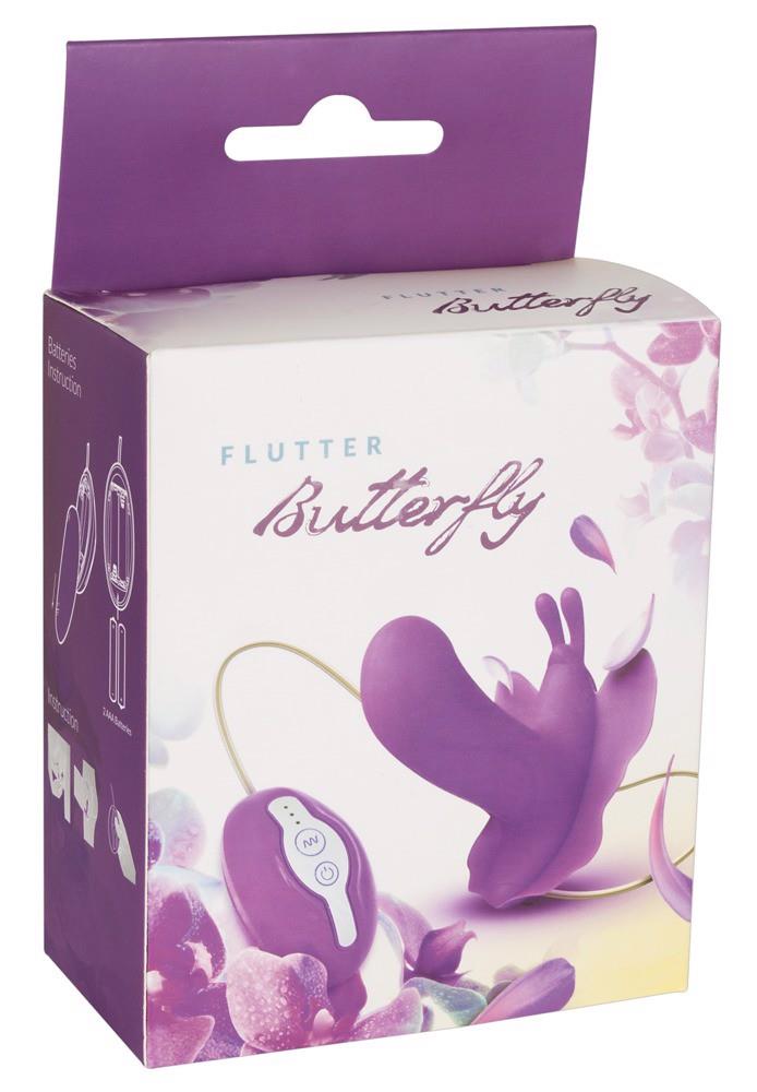 Вибратор SevenCreations Flutter Butterfly, 9 см (фиолетовый)