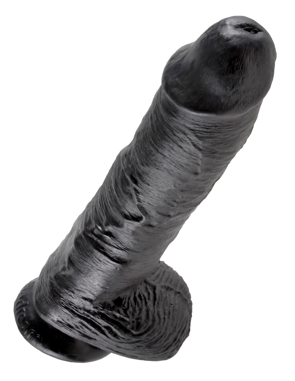 Фаллоимитатор King Cock With Balls 10", 27 см (черный)