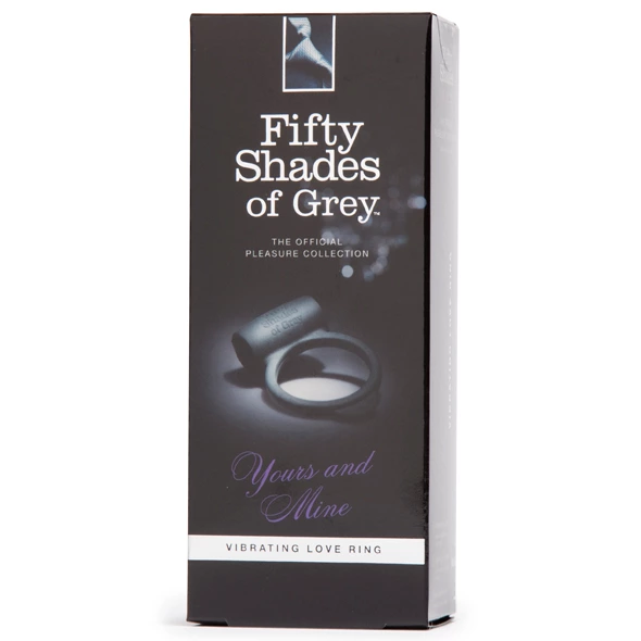 Эрекционное кольцо с вибрацией Fifty Shades of Grey, 5 см (черный)