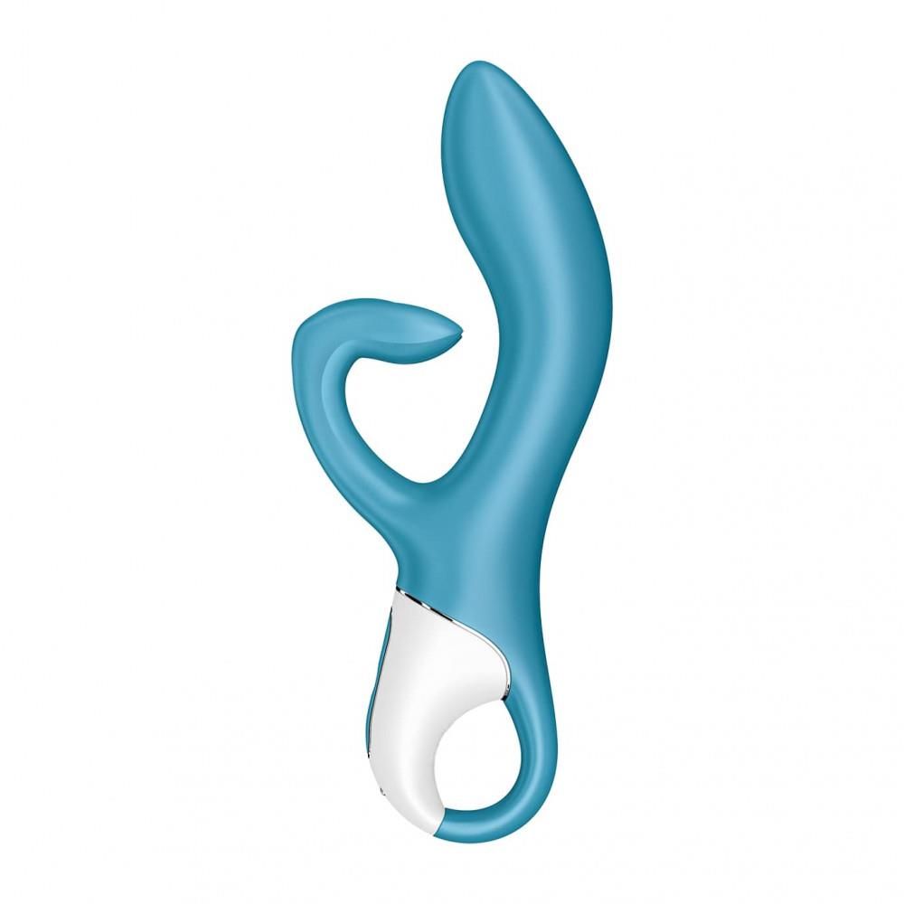 Вібратор-кролик Satisfyer Embrace Me, 20,5 см (бірюзовий)