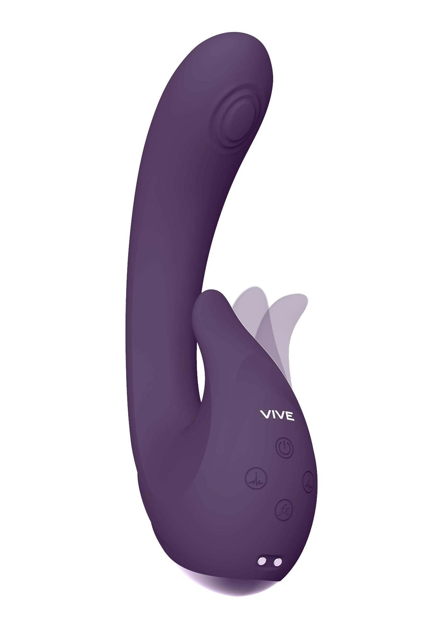 Вибратор Vive Miki, 22 см (фиолетовый)