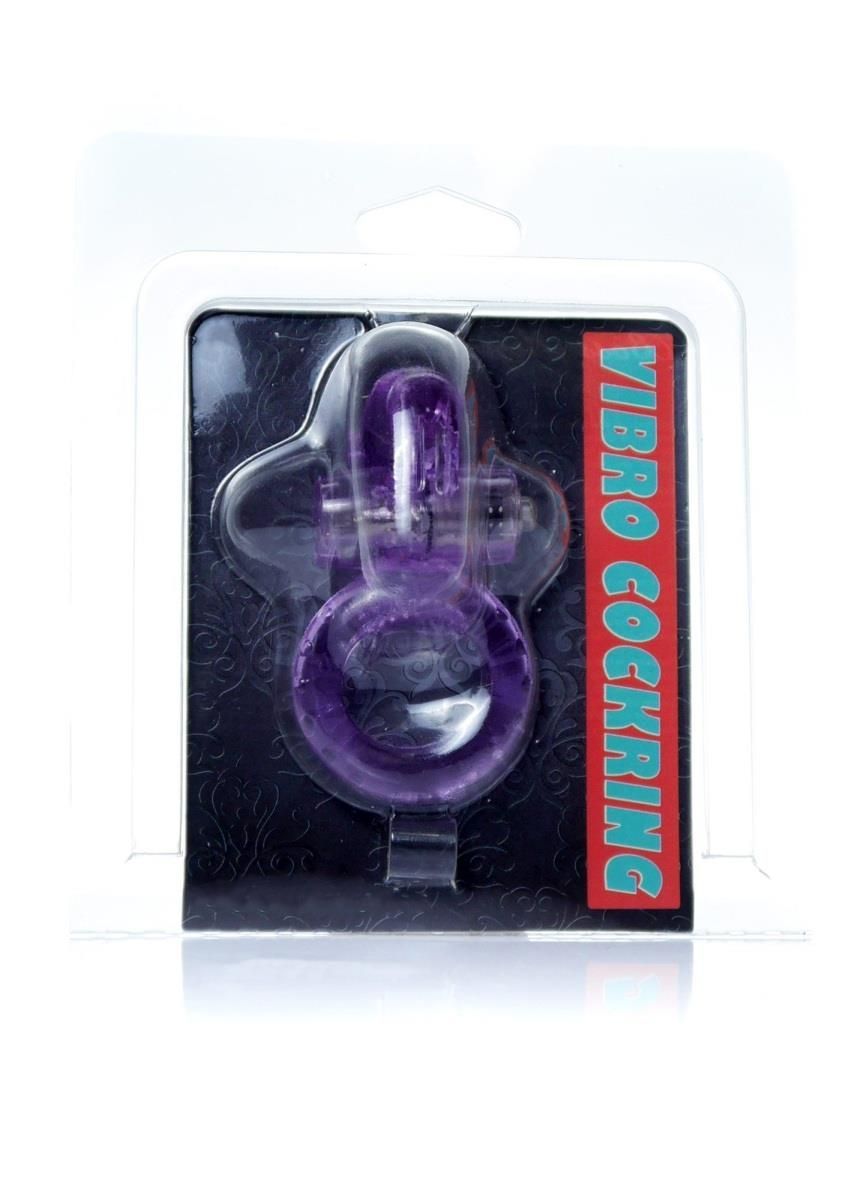 Ерекційне кільце Boss Series Rabbit Vibro Cock Ring, 7,5 см (фіолетовий)