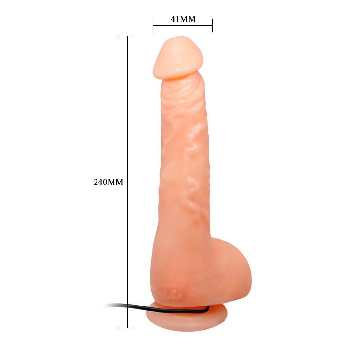 Вибратор Baile Jasson 9.8'', 24 см (телесный)