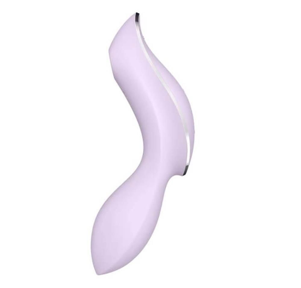 Вакуумный стимулятор клитора с вибрацией Satisfyer Curvy Trinity 2 (сиреневый)