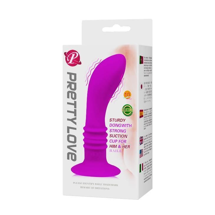 Анальна пробка Pretty Love Sturdy, 12 см (фіолетовий)