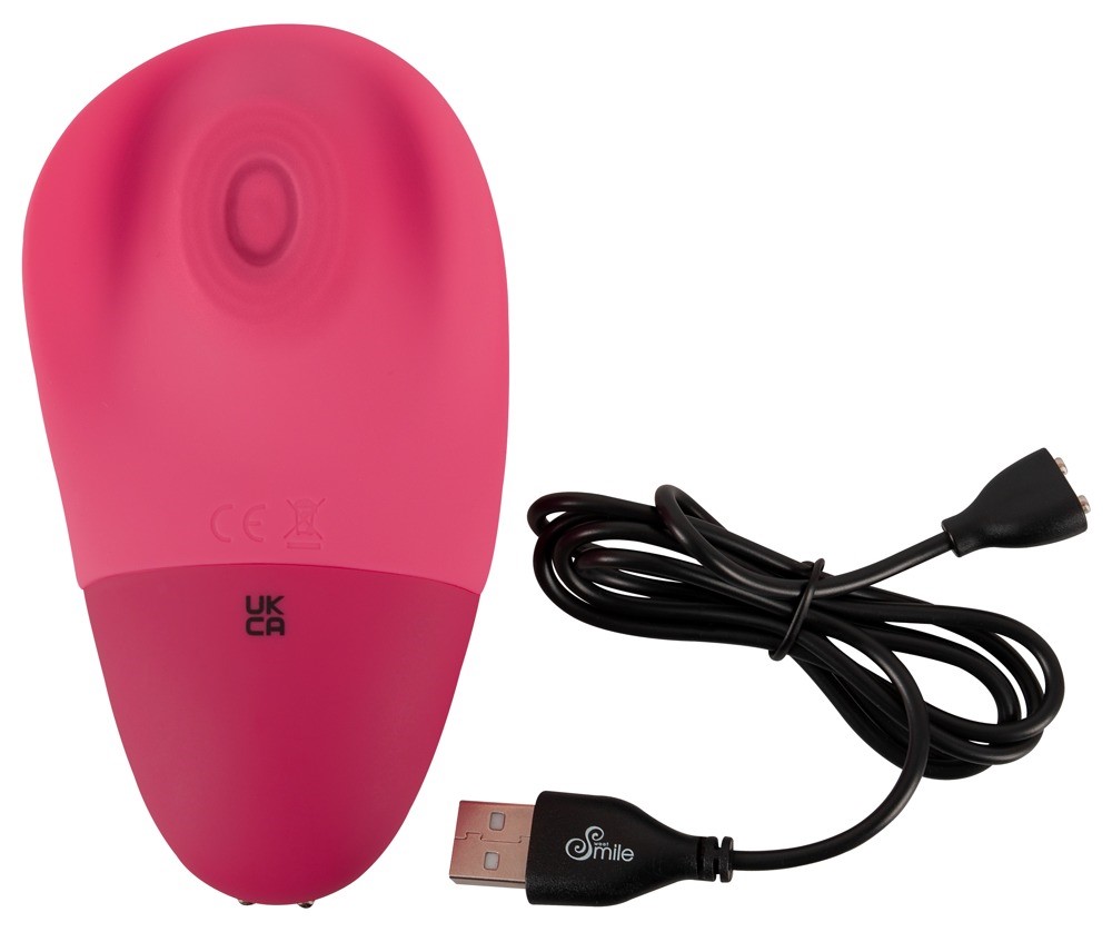 Вибратор в трусики Sweet Smile Pulsating Lay-on V, 11.7 см (розовый)