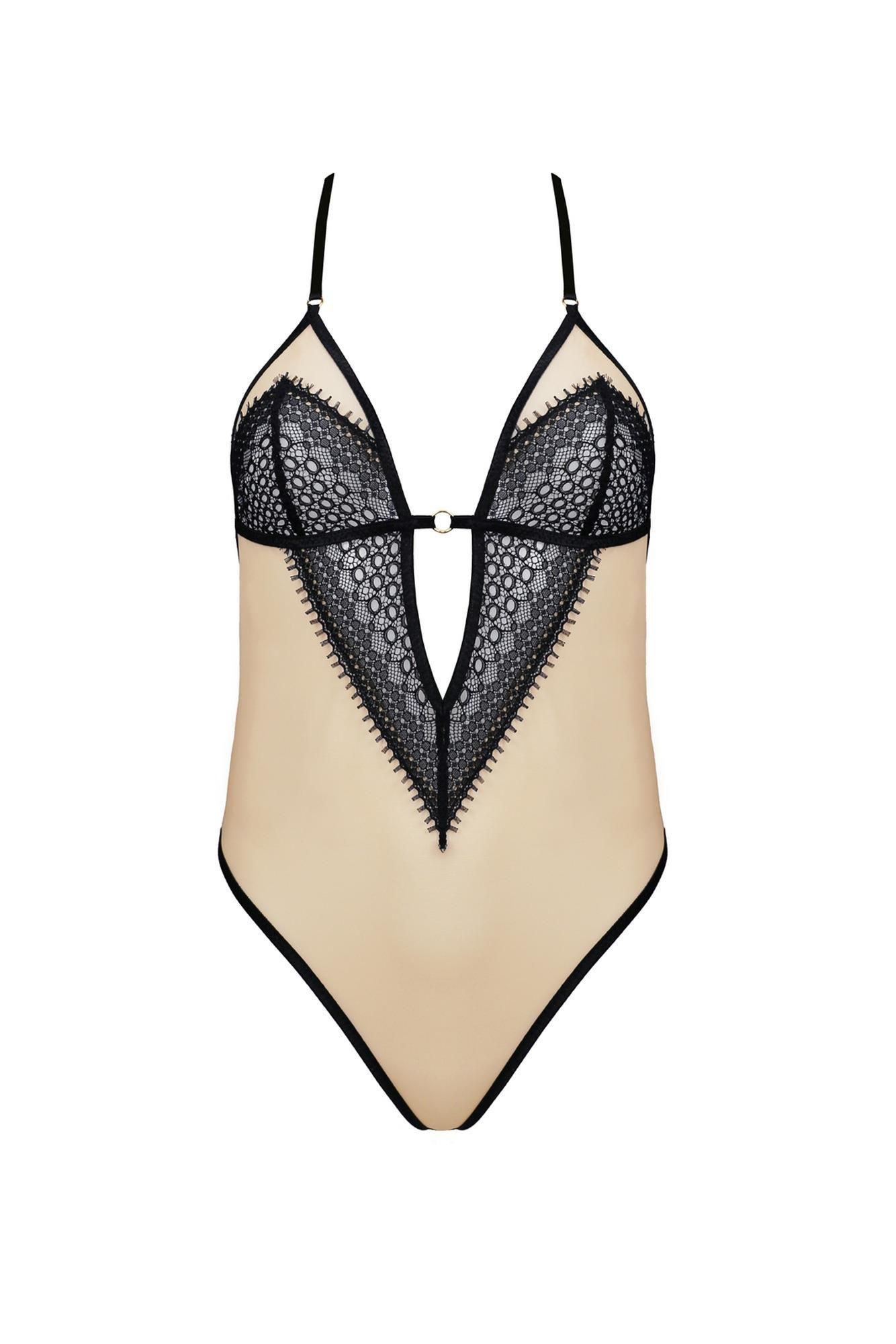 Erotyczny body Casmir Denerys Body, XXL/XXXL (beżowy)