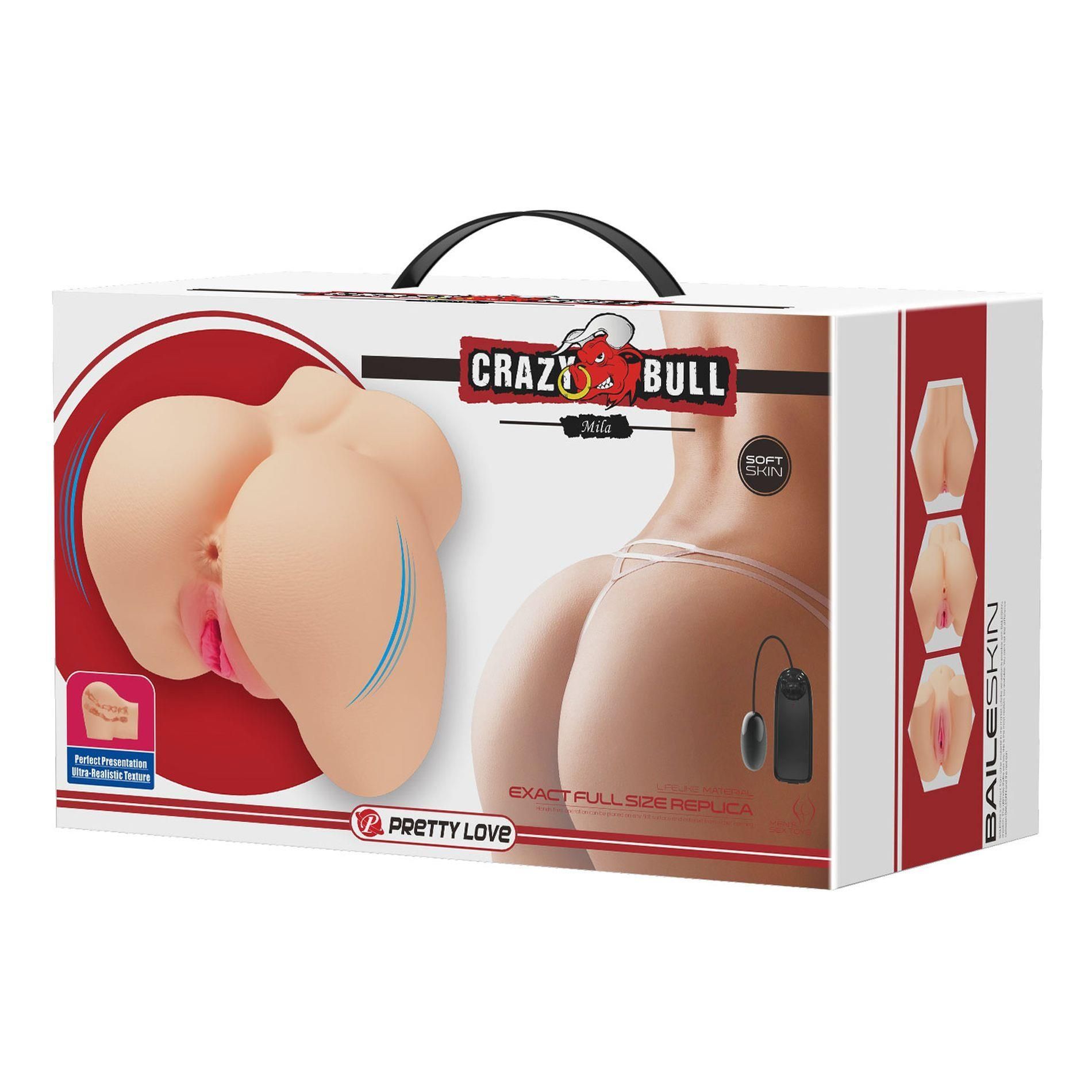 Реалістичний мастурбатор Crazy Bull Mila (тілесний)