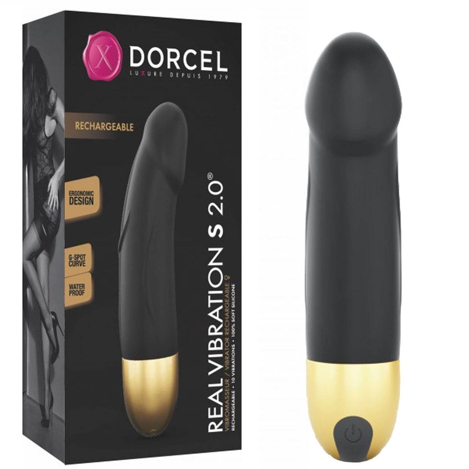 Wibrator do punktu G Dorcel Real Vibration, 16 cm (czarny)