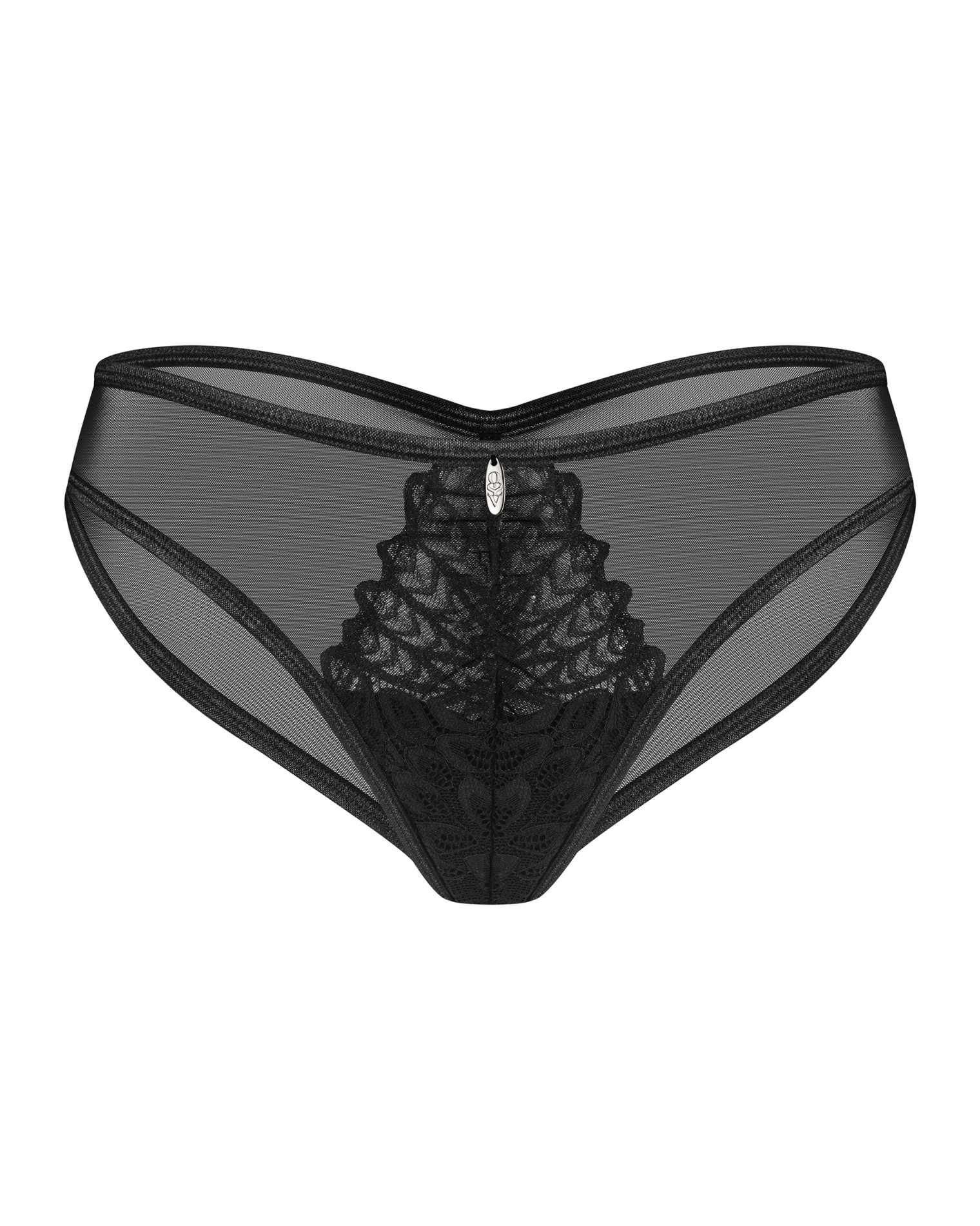 Трусики женские Obsessive Donarella, M/L (черный)