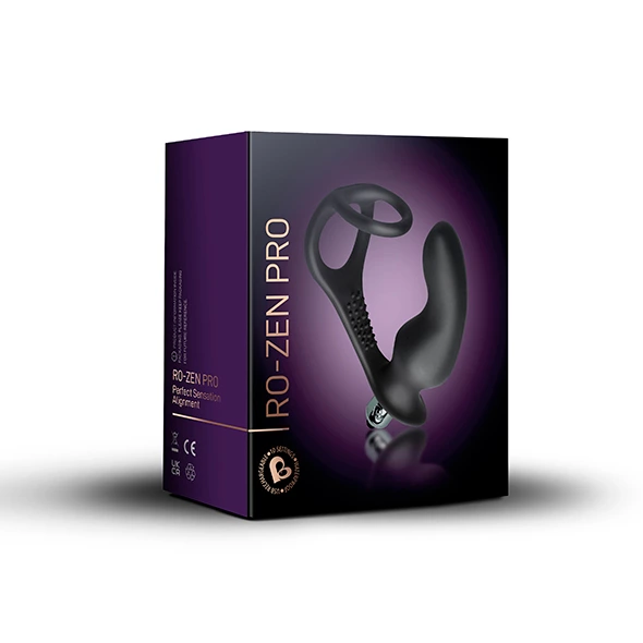 Стимулятор простаты Rocks-Off RO-Zen Pro, 10 см (черный)