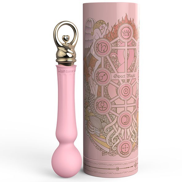 Вибромассажер Zalo Confidence Pre-Heating Wand Massager, 22,5 см (розовый)