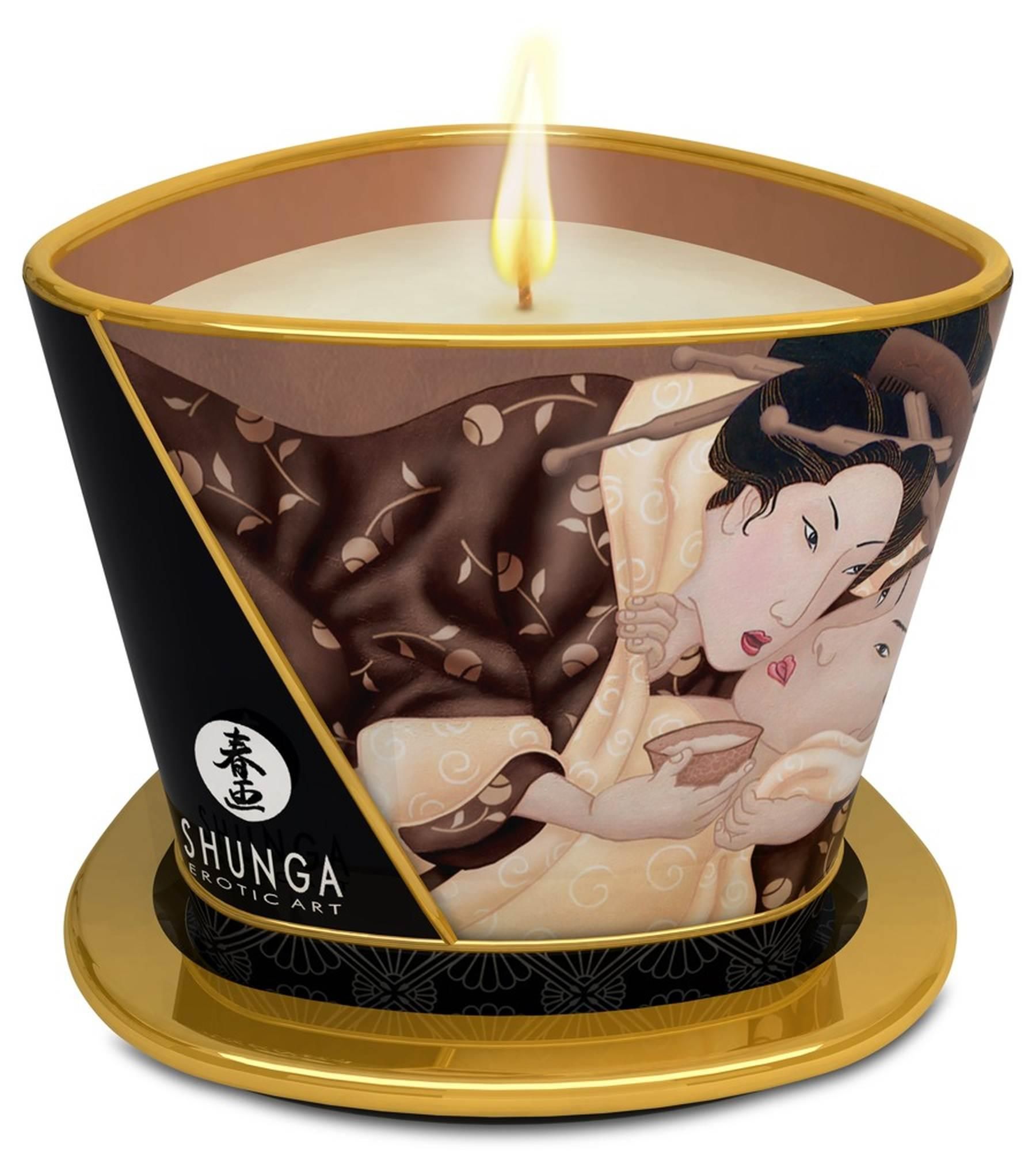 Массажная свеча Shunga Massage Candle шоколад, 170 мл