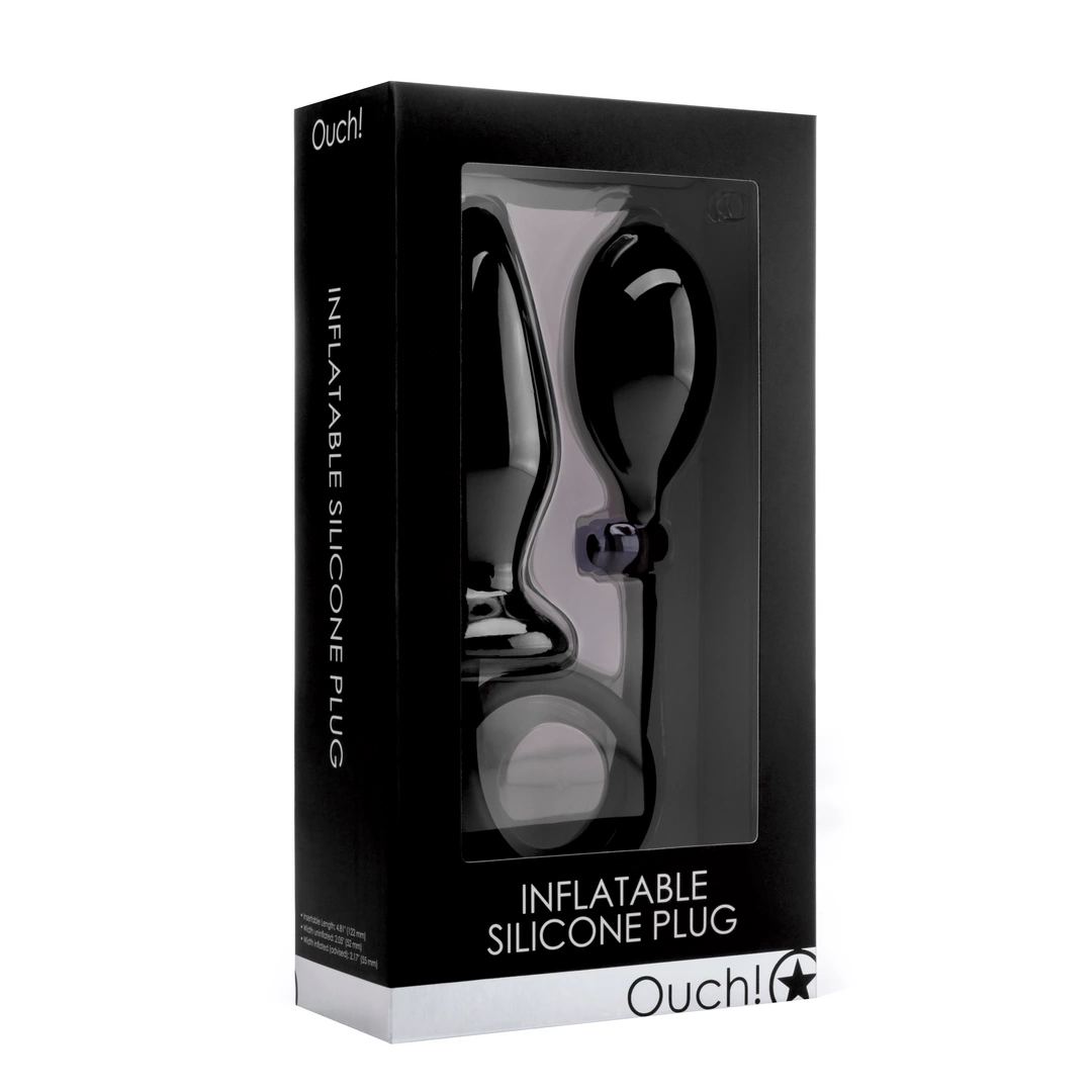 Korek analny Ouch! by Shots, 12.5 cm (czarny)