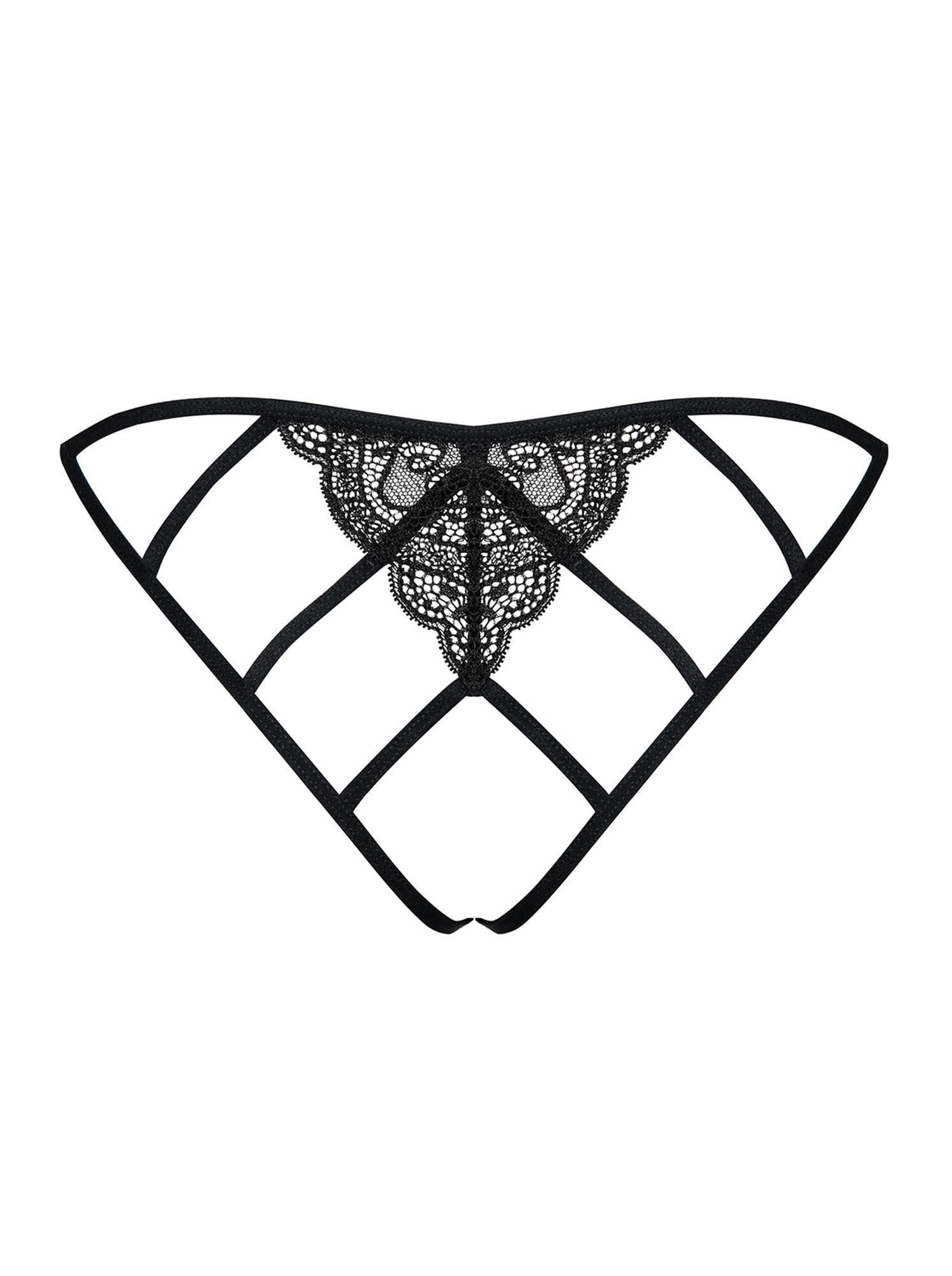 Сексуальные трусики Obsessive Miamor UA63594, L/XL (черный)