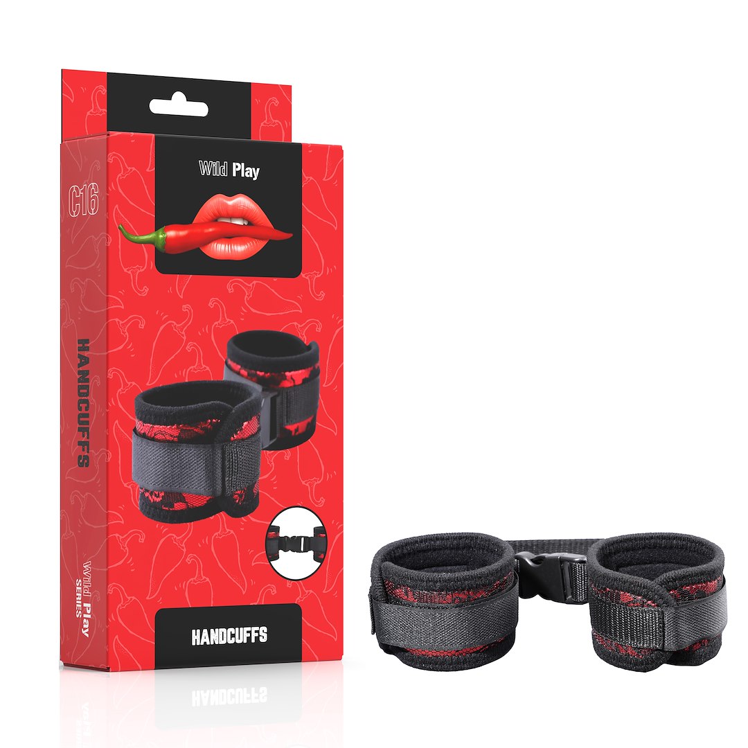 Kajdanki Erospace Wild Play C16, (czarne)