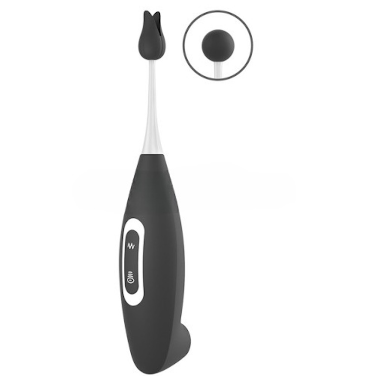 Wibrator łechtaczkowy IJOY Rechargeable Clit Pro, 19 cm (czarny)