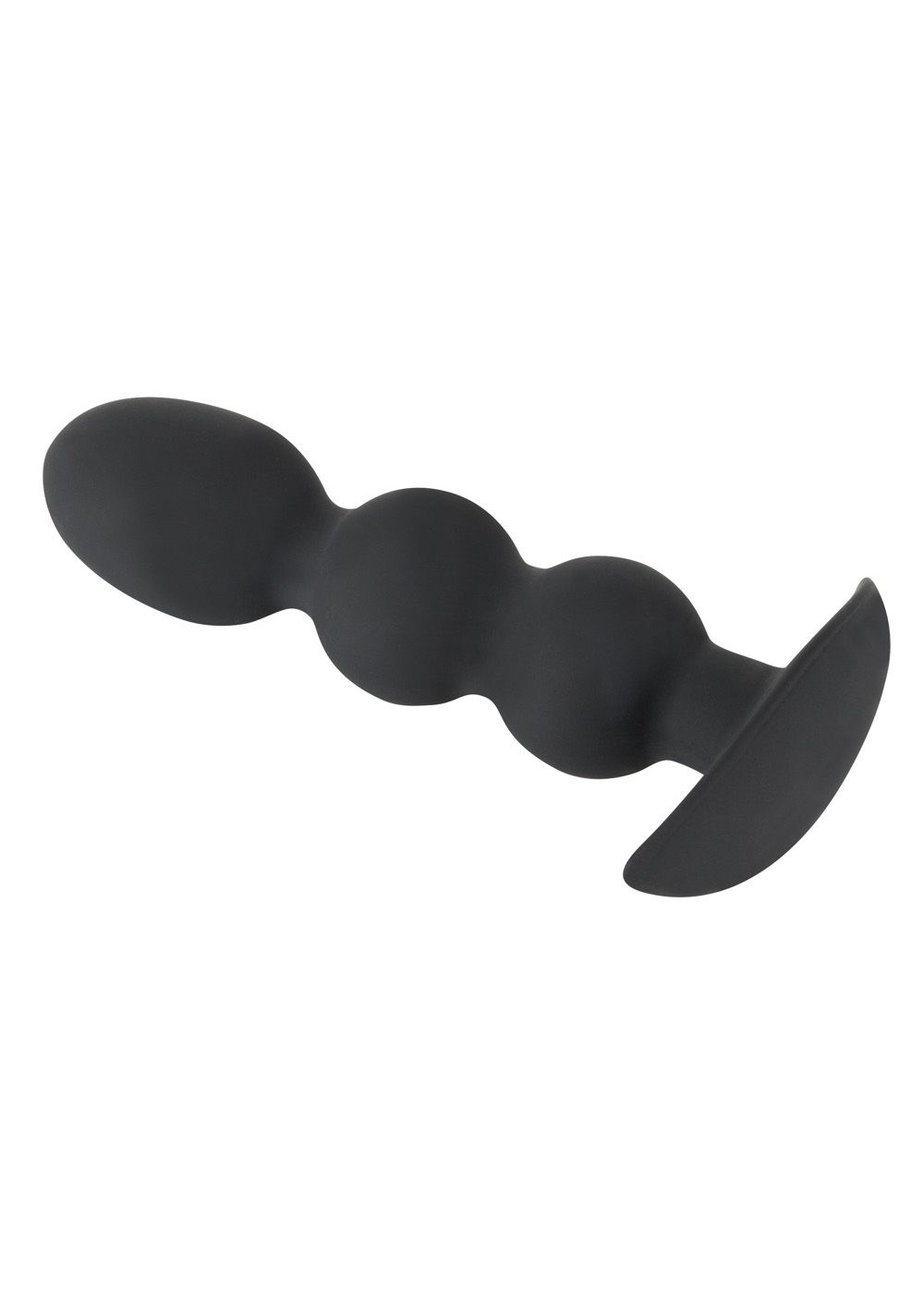 Анальна пробка Orion Black Velvets Heavy Beads, 13,3 см (чорний)