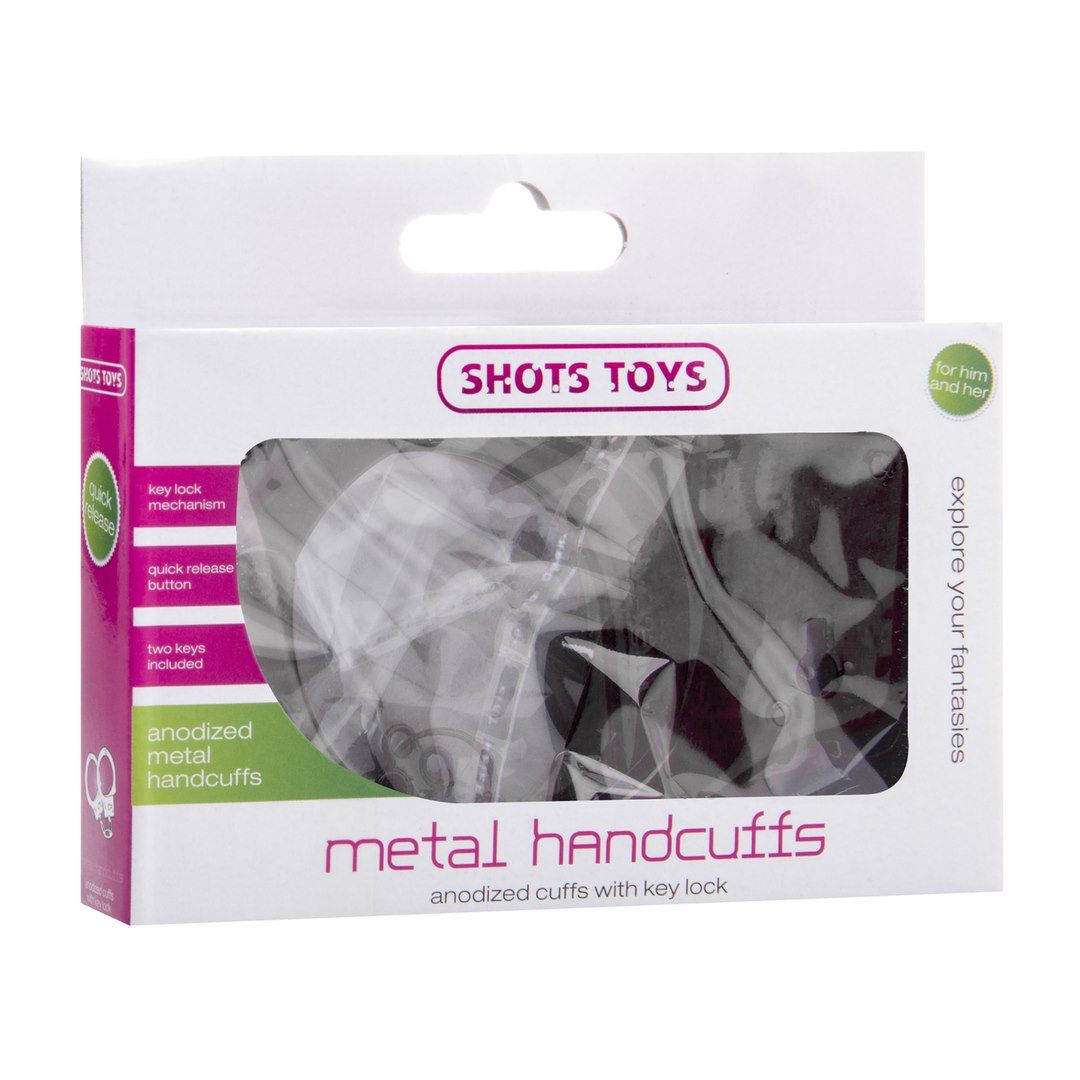 Наручники ShotsToys Metal Handcuffs (чорний)