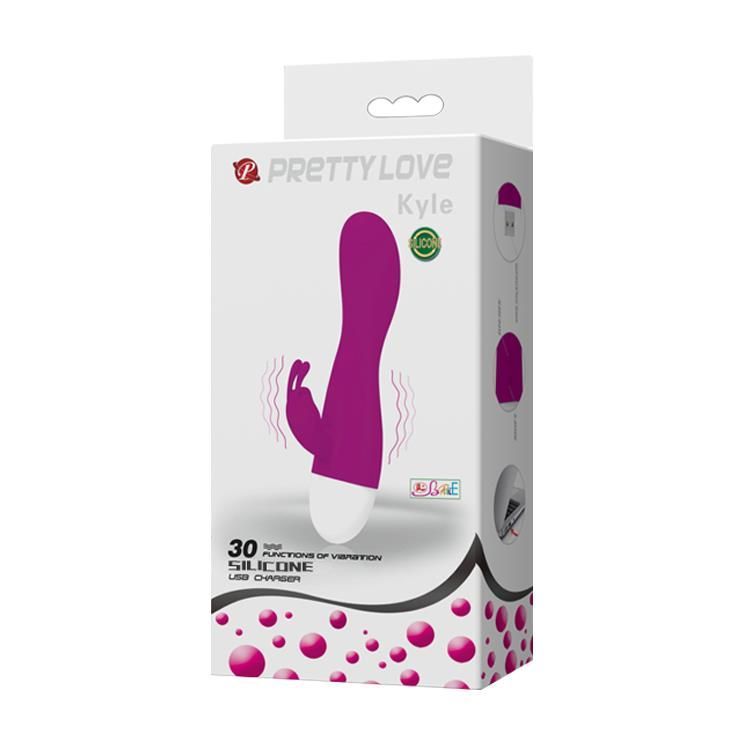Вибратор-кролик Pretty Love Kyle, 15 см (фиолетовый)