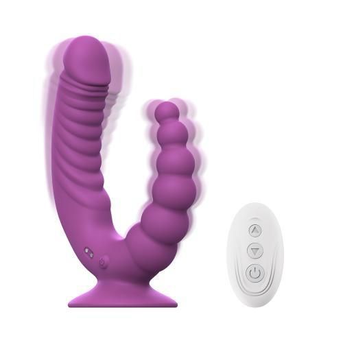 Двойной вибратор Teazers Double Vibrator, 12.5 см (фиолетовый)