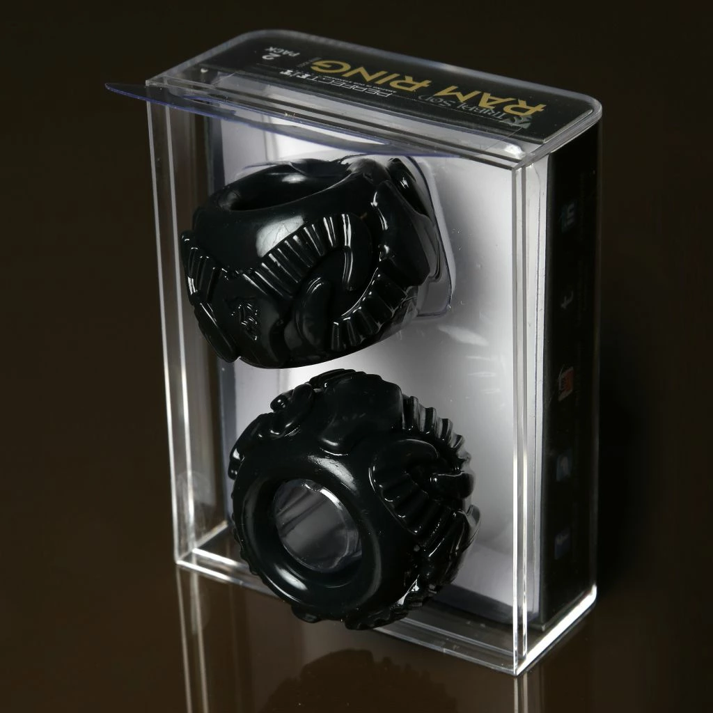 Perfect Fit Ram Ring Kit Double Black Dwupak -, Czarny