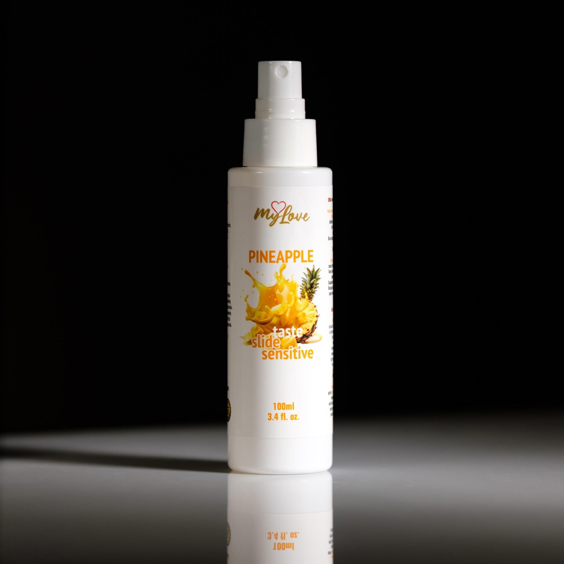 Лубрикант на водной основе MyLove Taste Slide Sensitive Pineapple, 100 мл
