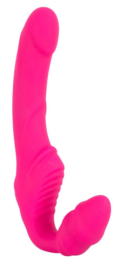 Страпон с вибрацией Vibrating Strapless Strap-On, 21,8 см (розовый)