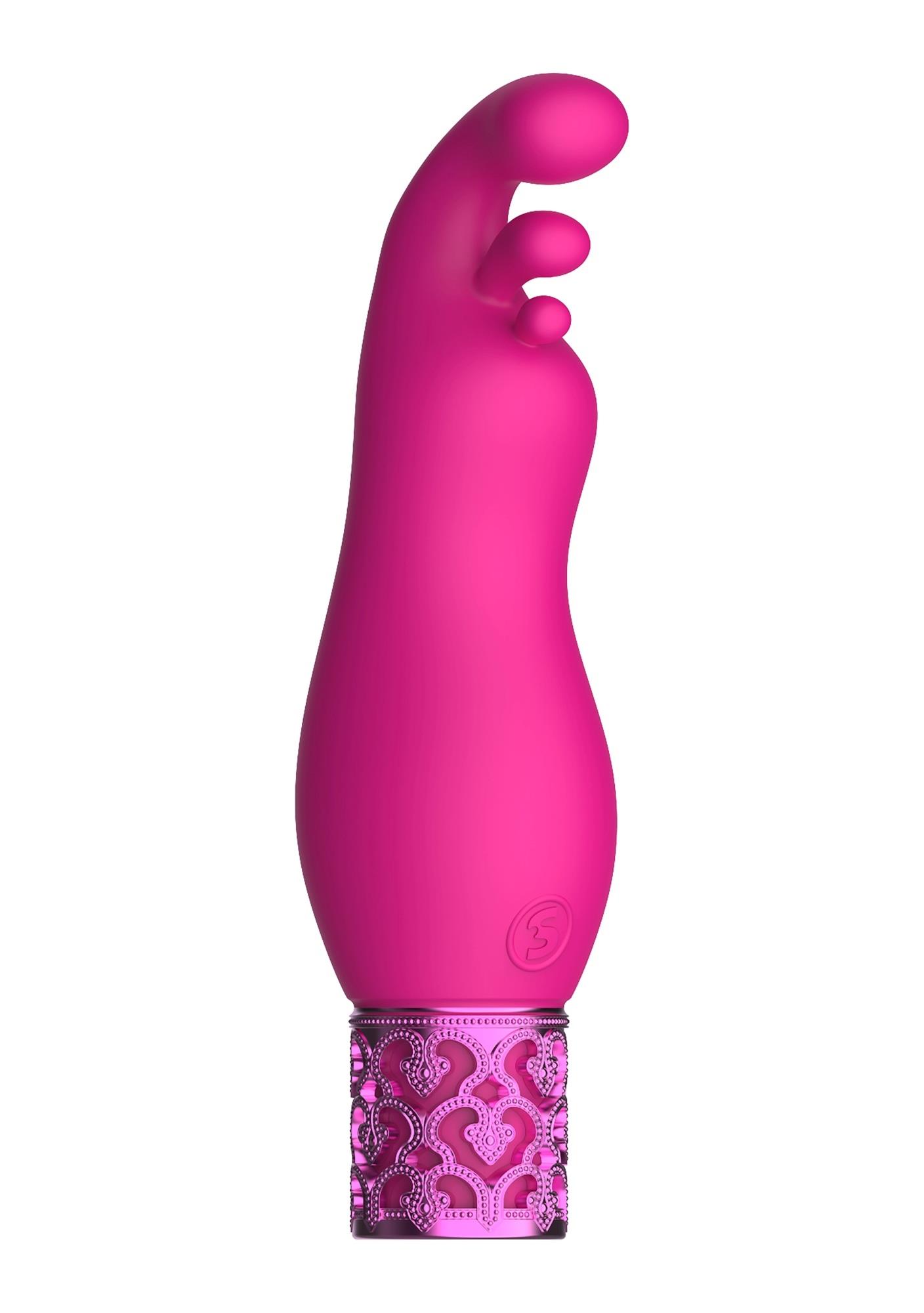 Вибромассажер Royal Gems Exquisite, 12 см (розовый)