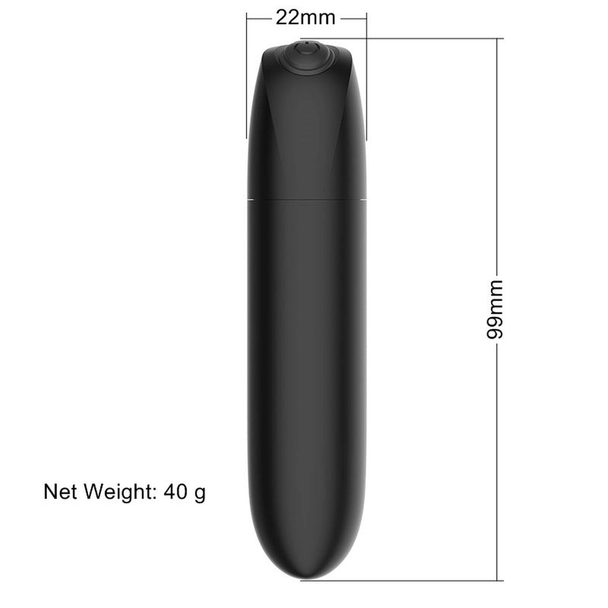 Мини-вибратор B - Series Magic Powerful Bullet, 10 см (черный)