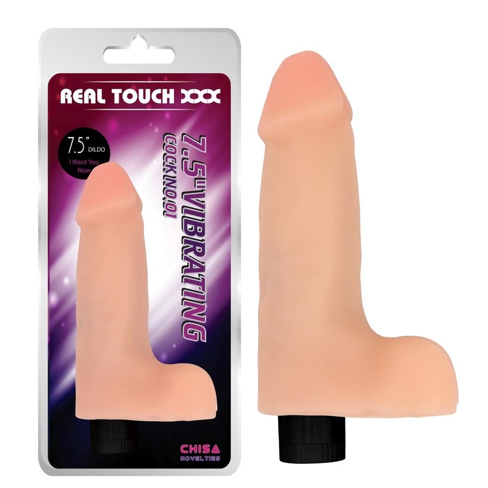 Вибратор Real Touch XXX Cock No.01, 19 см (телесный)