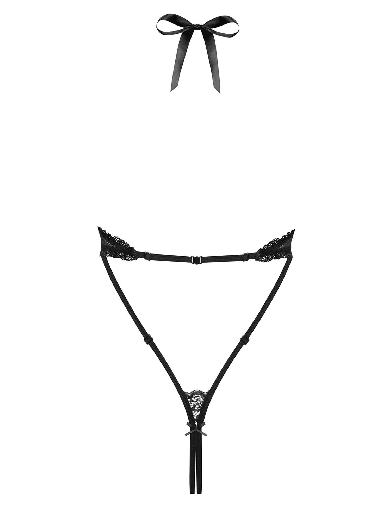 Боди Obsessive 830, S/M (черный)