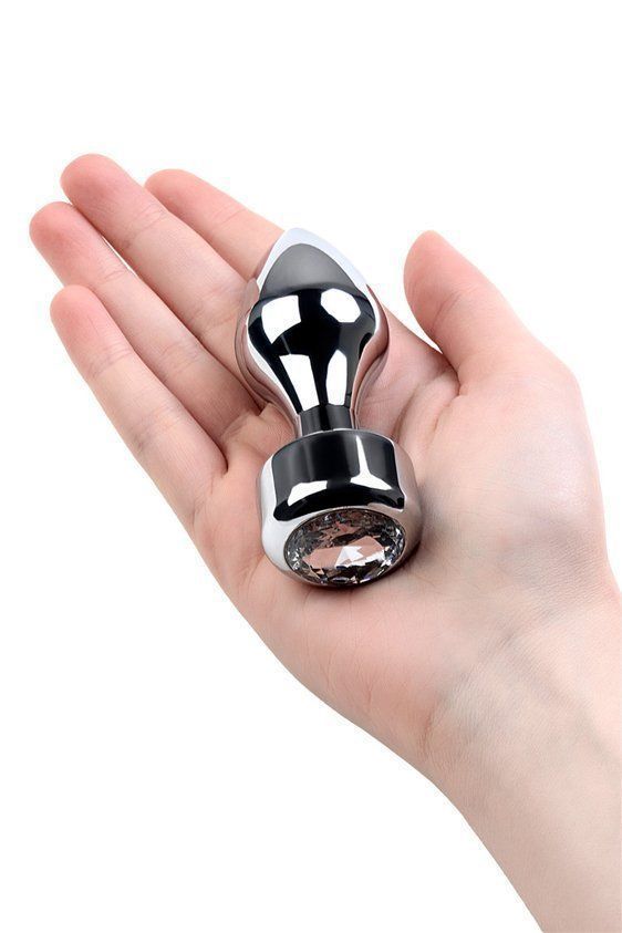 Korek analny Toyfa Metal, 9.5 cm (srebrny)