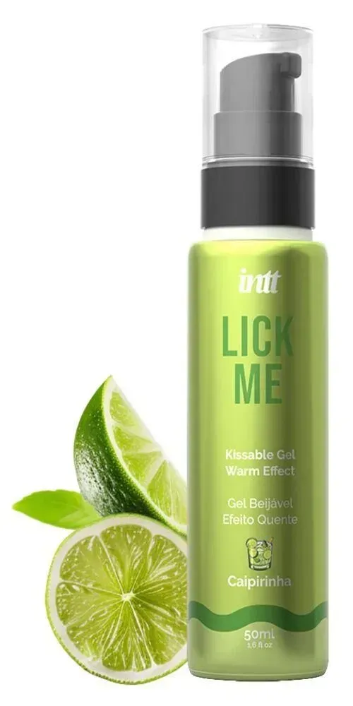 Оральный лубрикант с согревающим эффектом Intt Lick Me Kissable Gel кайпиринья, 50 мл