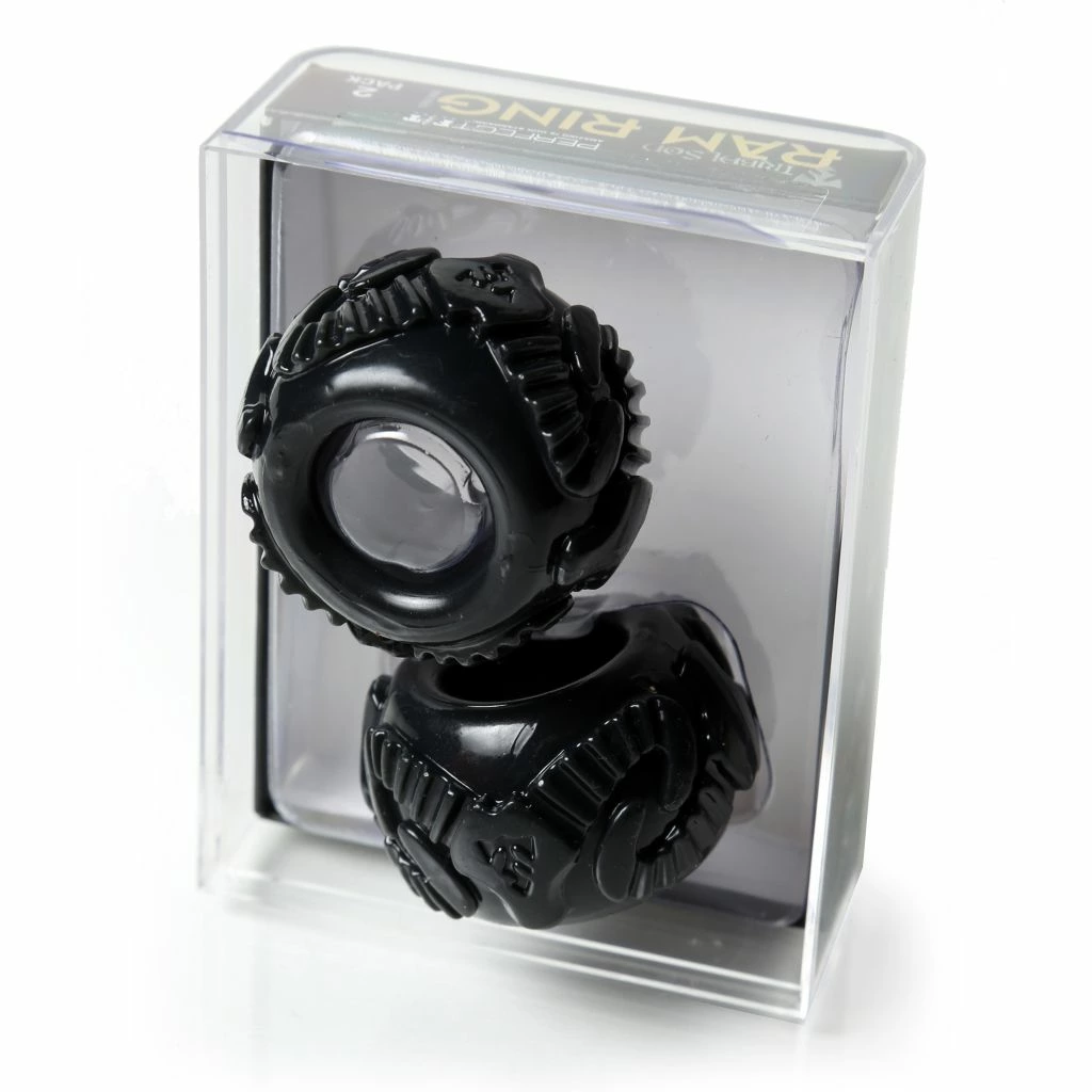 Perfect Fit Ram Ring Kit Double Black Dwupak -, Czarny