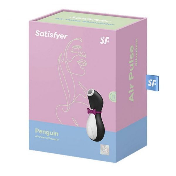 Вакуумний кліторальний стимулятор з вібрацією Satisfyer Pro Penguin Next Generation (чорний)