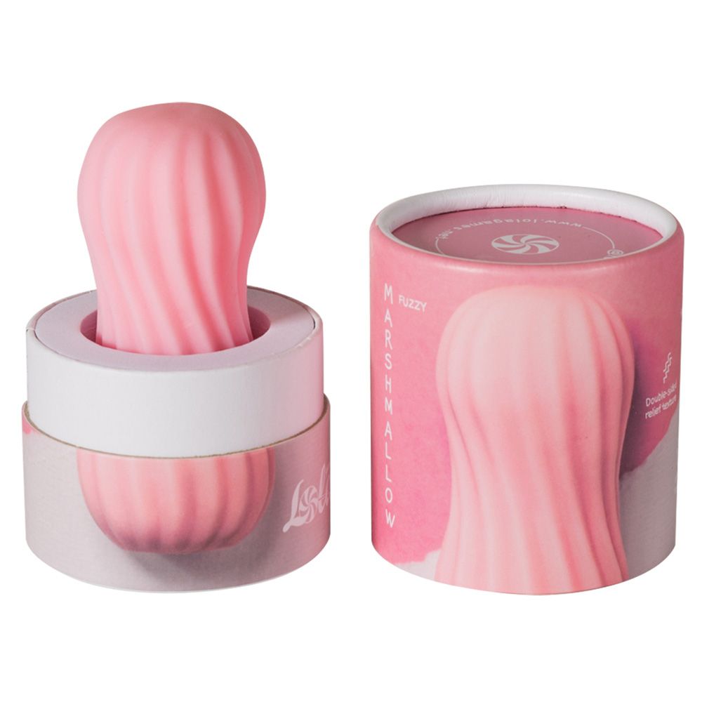 Masturbator dwustronny Lola Games Marshmallow Fuzzy (różowy)