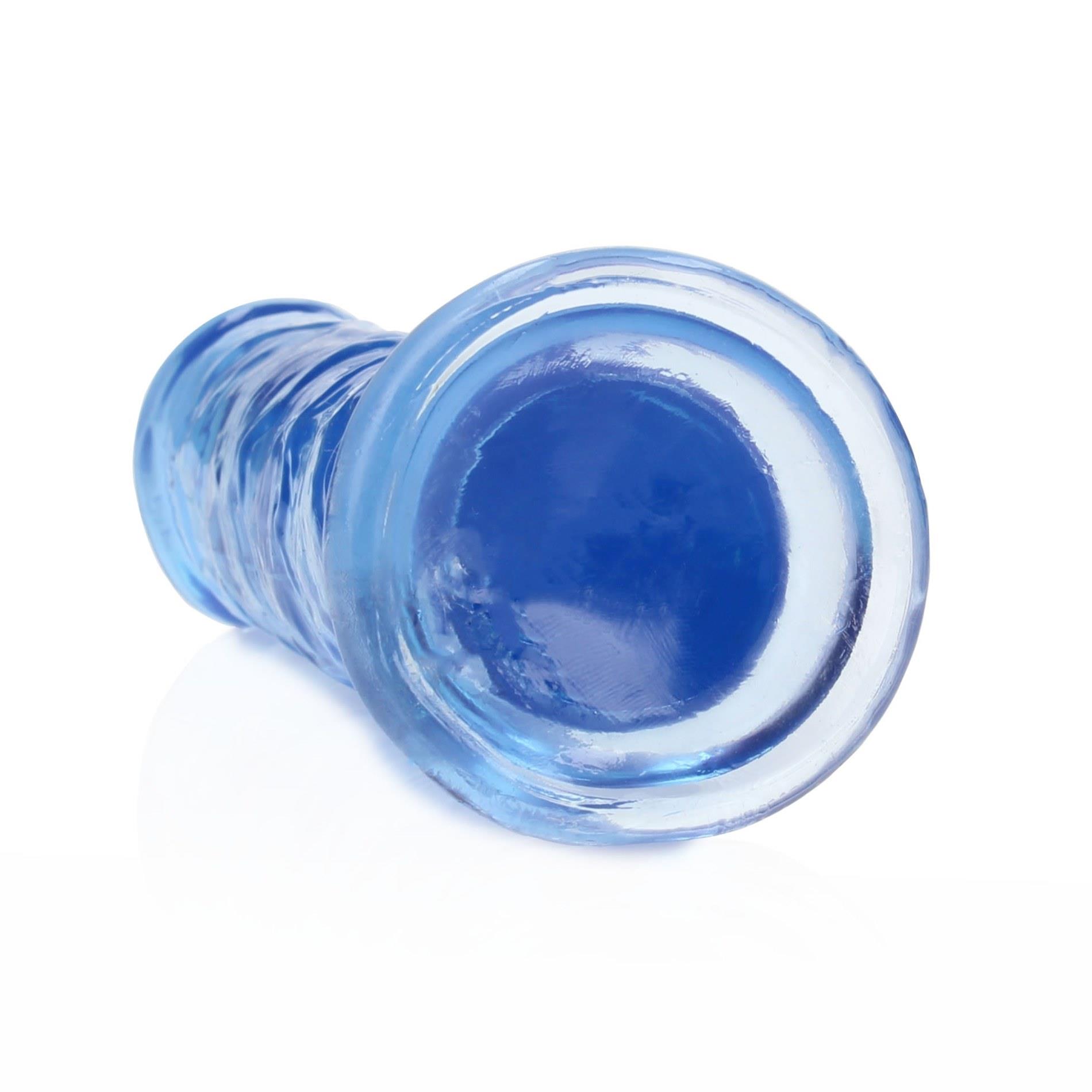 Фаллоимитатор RealRock Crystal Clear Realistic Dildo 7'', 20 см (голубой)