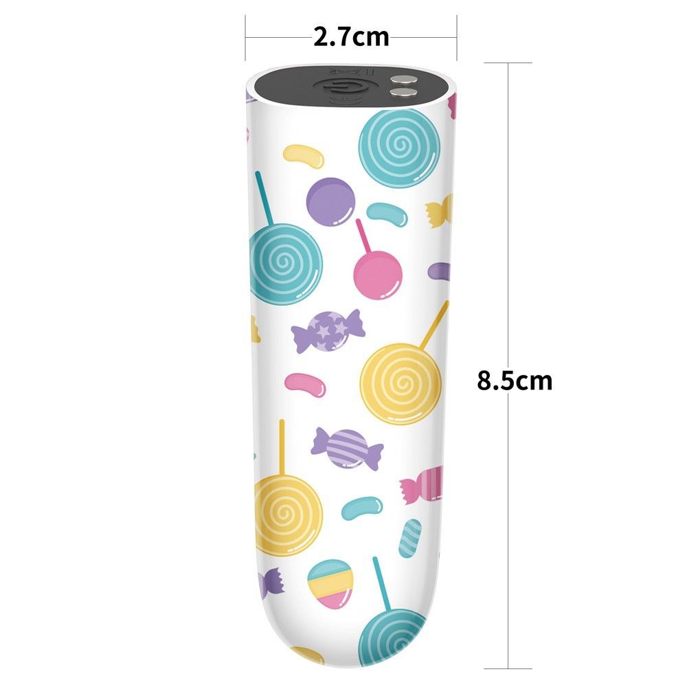 Вібратор для клітора LoveToy Lollipop Massager, 8,5 см (мульти)
