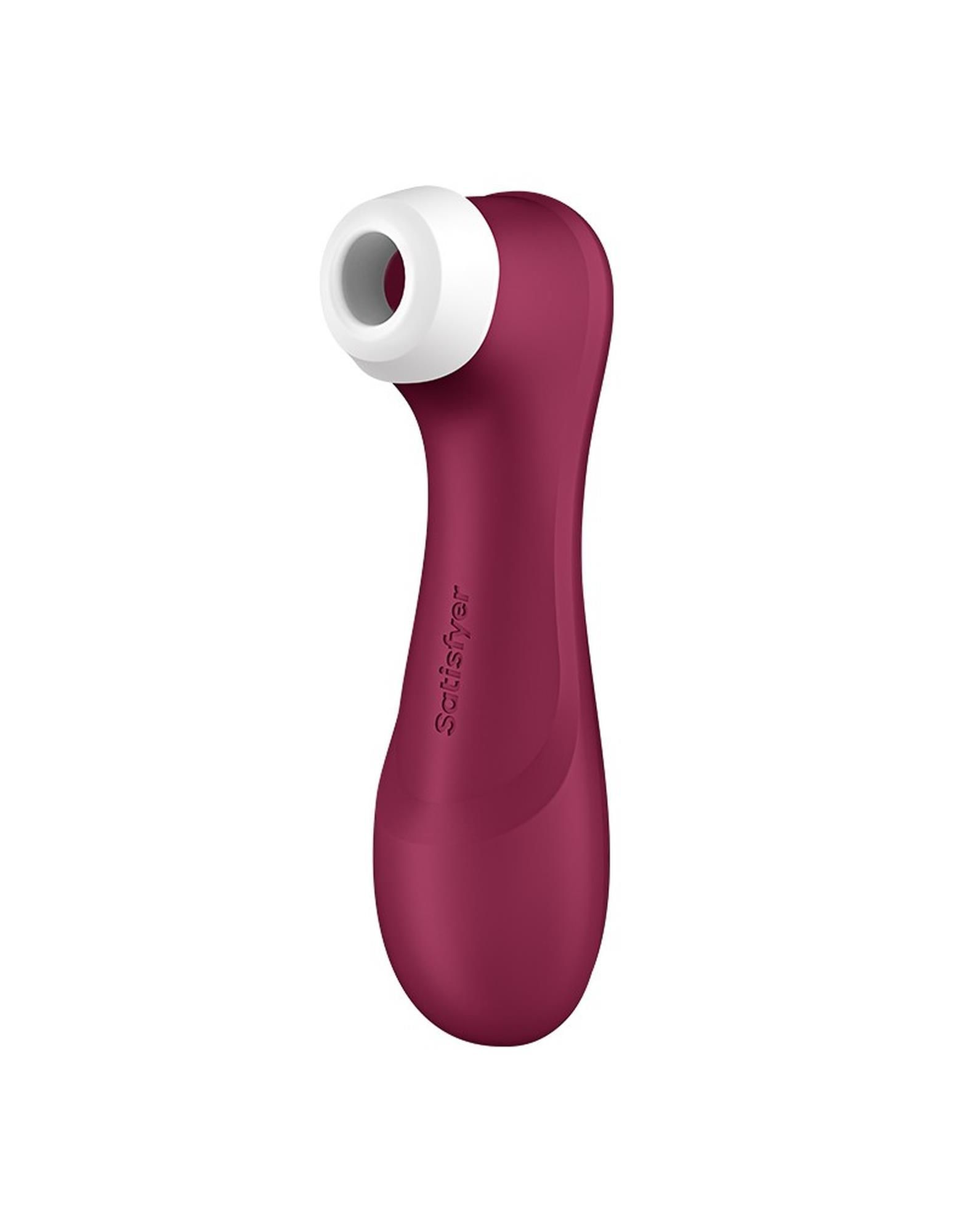 Вакуумний стимулятор клітора з вібрацією Satisfyer Pro 2 Generation 3 with Liquid Air (вишневий)