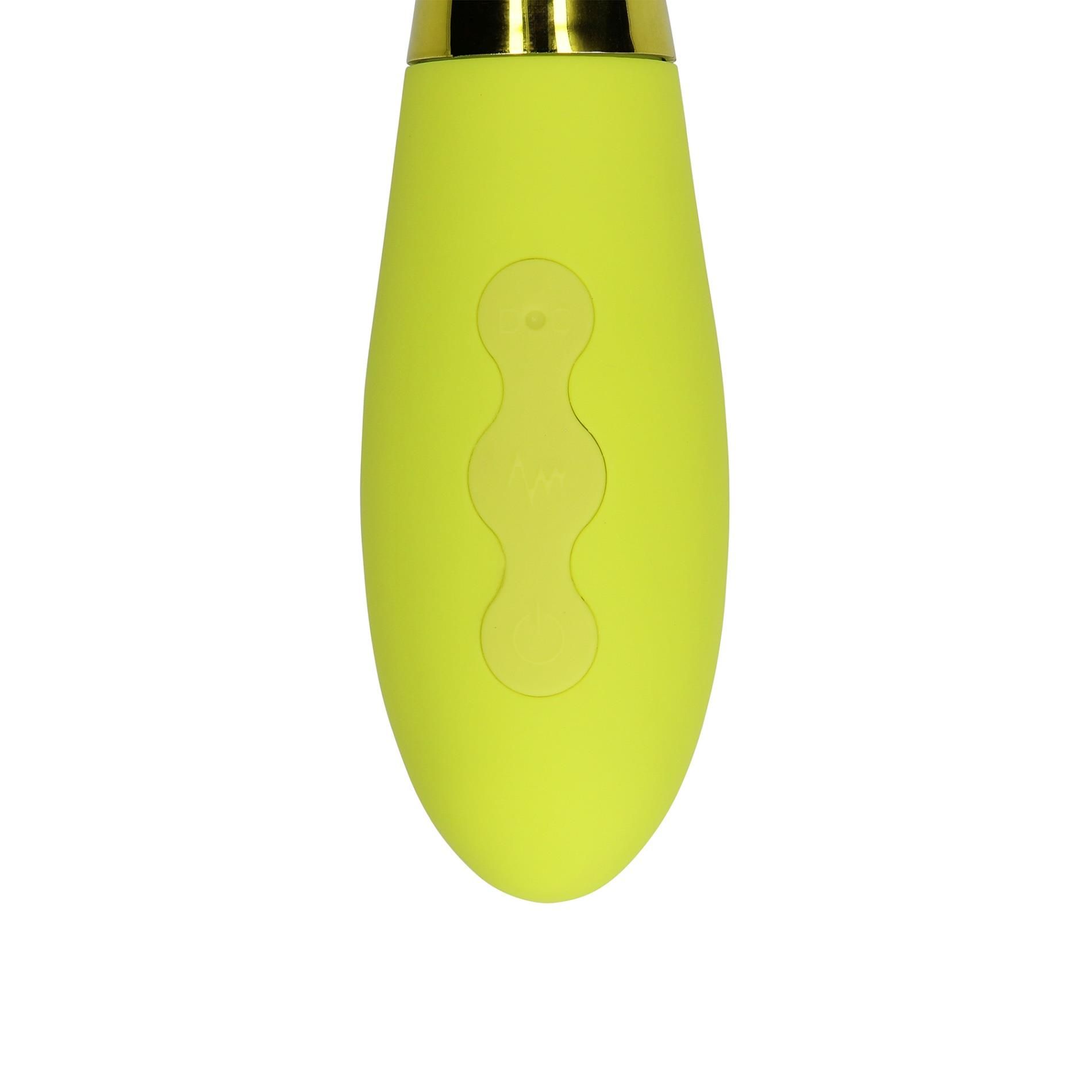Вибратор Loveline G-Spot, 20.5 см (желтый)