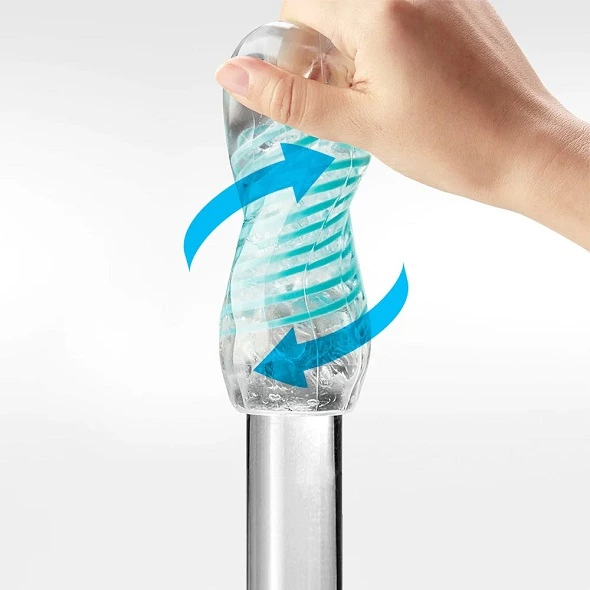 Мастурбатор Tenga Spinner Tetra (блакитний)